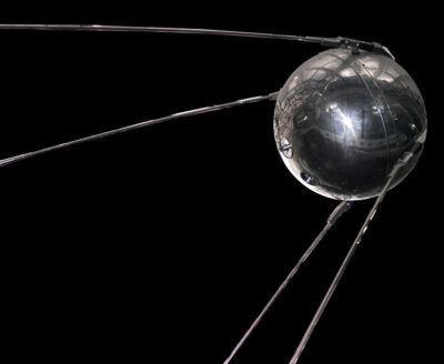 Replica del satellite Sputnik1 custodito nel museo della Nasa a Washington