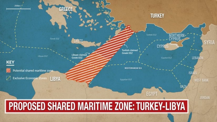 Zona marittima condivisa Turchia-Libia