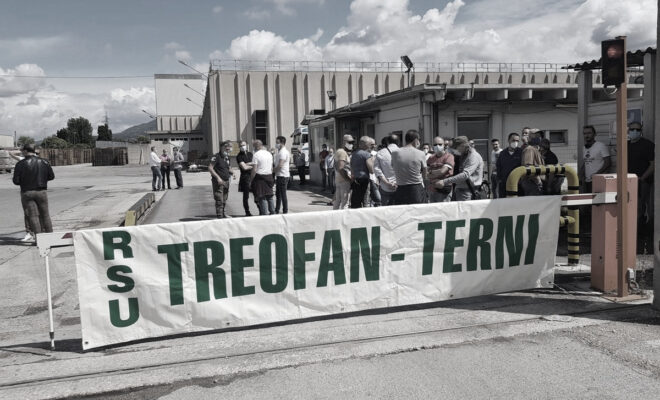 Sciopero Treofan Terni