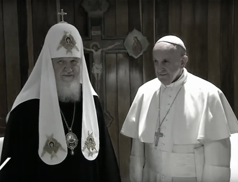 Papa Francesco e il Patriarca Kirill