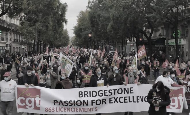 Mobilitazione CGT Parigi