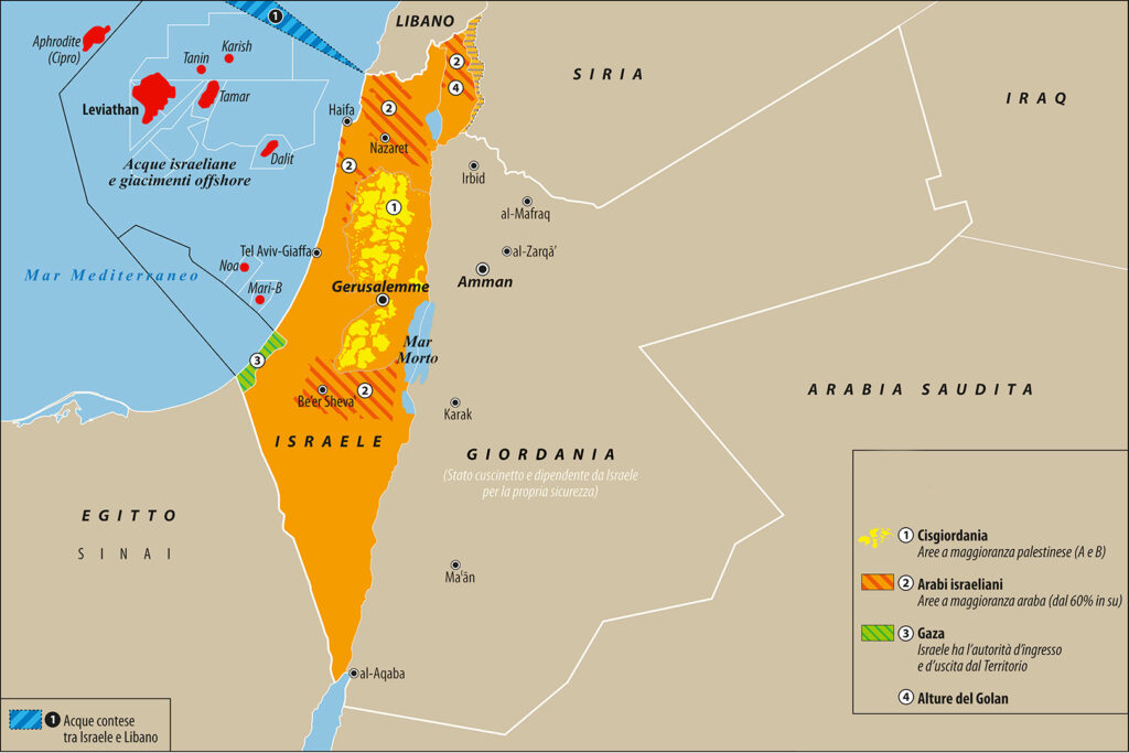 israele e territori occupati