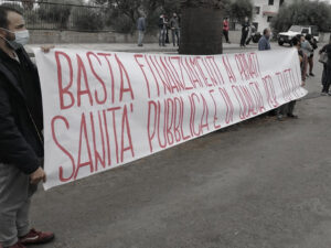 Protesta Sanità Calabria