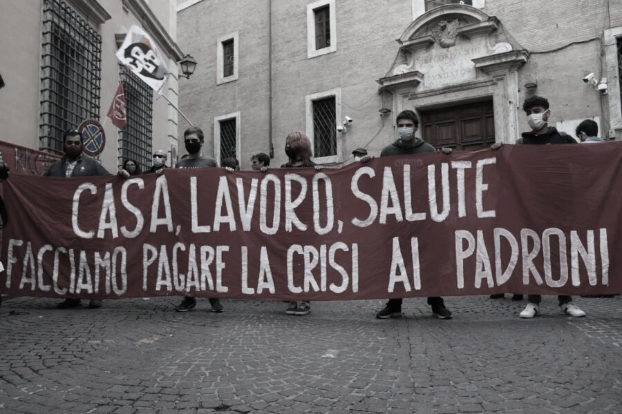 Manifestazione Lavoratori dello spettacolo Roma