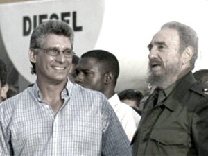 Miguel Diaz-Canel e Fidel Castro