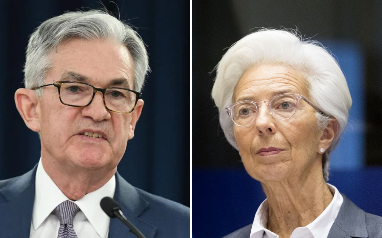 Jerome Powell Christine Lagarde