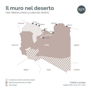 Libia, situazione militare al 19 gennaio 2021