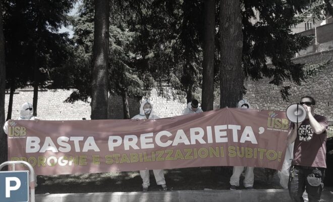 Calabria sanitari covid basta precarietà