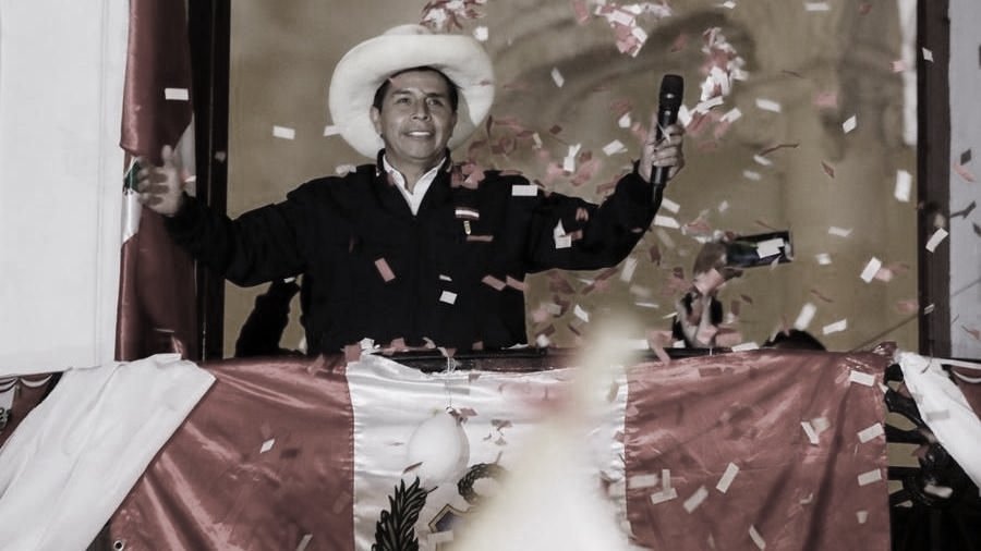 Pedro Castillo candidato di Peru Libre