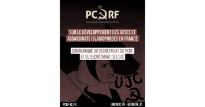 Sull'aumento degli atti e degli omicidi islamofobi in Francia