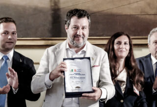 Il premio a Salvini e il carattere di agente sionista della Lega