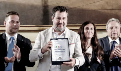 Il premio a Salvini e il carattere di agente sionista della Lega