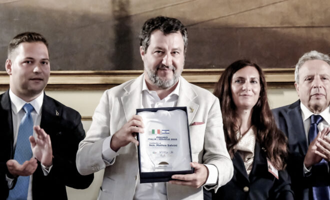 Il premio a Salvini e il carattere di agente sionista della Lega